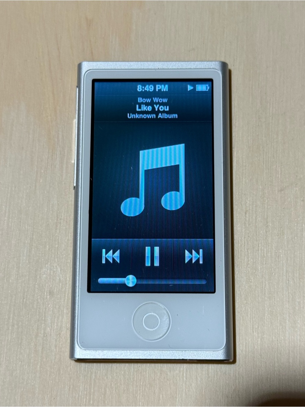 iPod Nano 7thGen Silver 16GB Model:A1446 w/2123-Song/Charg/Case Tested Good Read - Picture 12 of 14
